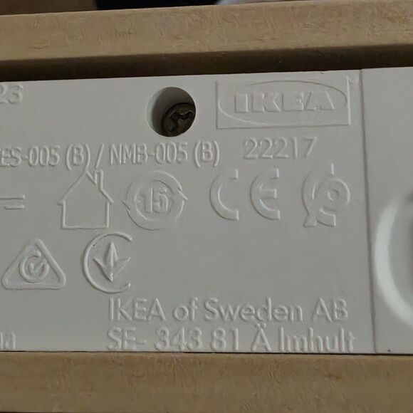 IKEA STRALA Christmas 5 White Candle Lights Wooden Base Battery Operated Lamp - Picture 6 of 13